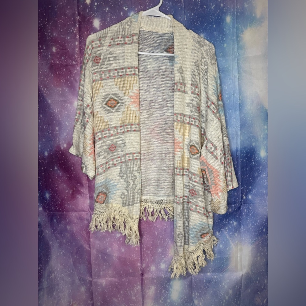Mauve short sleeve cardigan 🛍